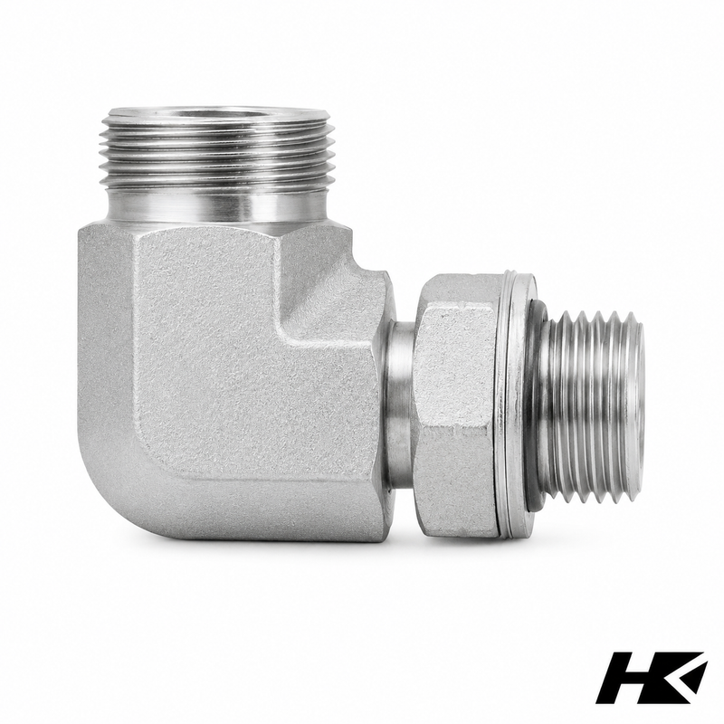 Metric Tube Male x BSPP Male - 90° Elbow