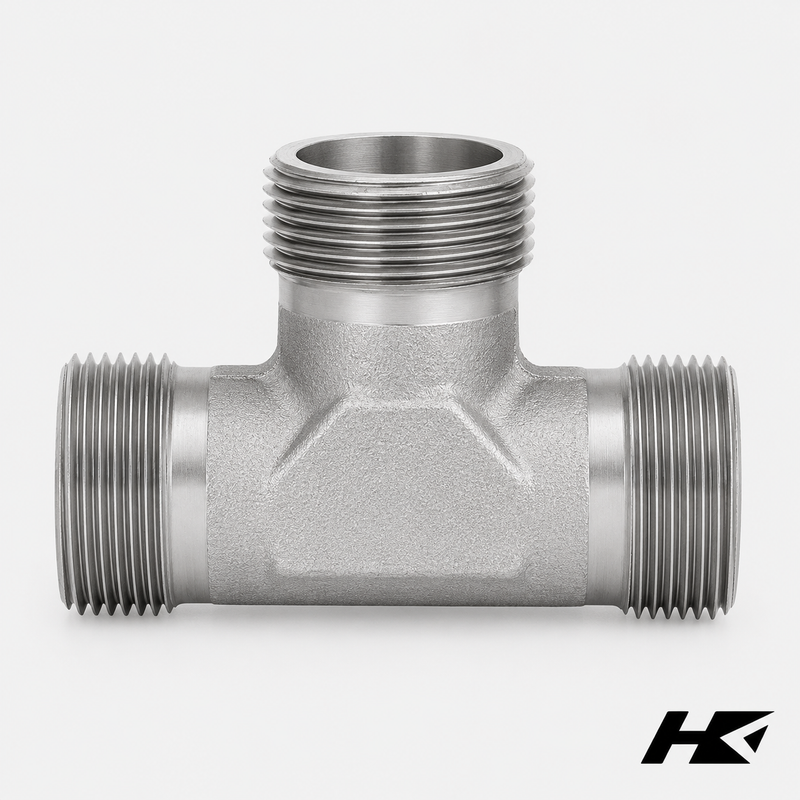 Metric Tube Male - Equal Tee