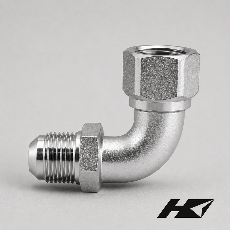 JIC FEMALE SWIVEL x JIC Male 90° ELBOW