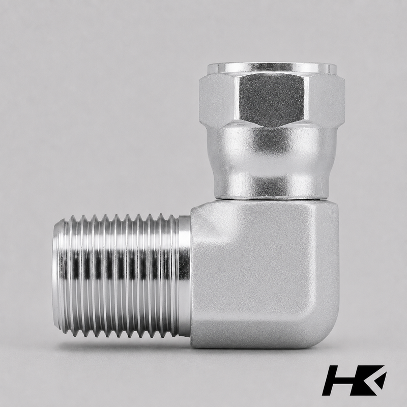 NPT FEMALE SWIVEL x NPT MALE 90° ELBOW