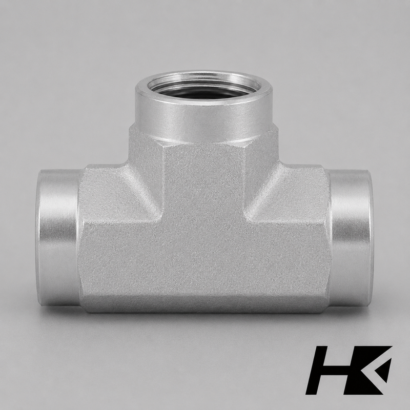 BSPP Female Solid - Equal Tee
