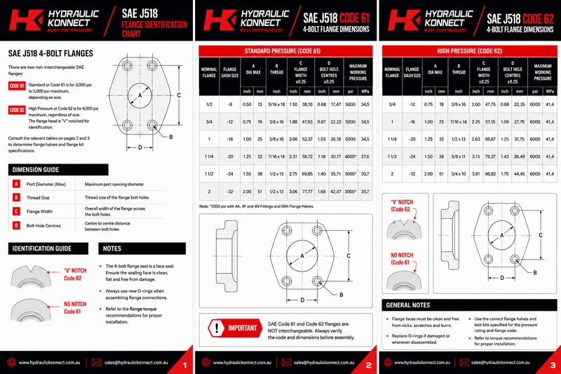 Code 61 and 62 Bolt and O-ring Kit
