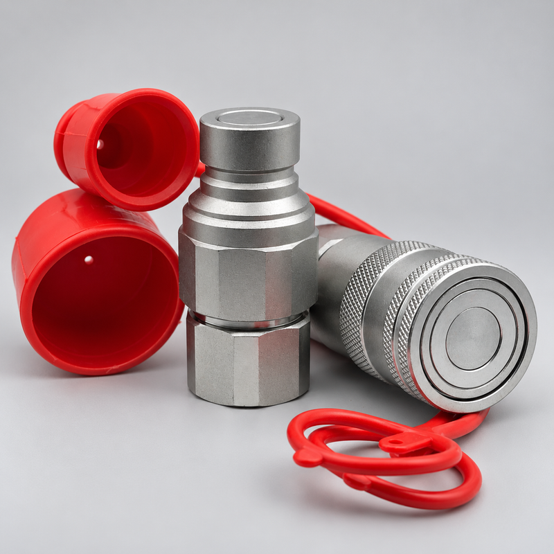 ISO 16028 Flat Face Hydraulic Quick Couplers – 1/2" BSPP – Male, Female or Pair