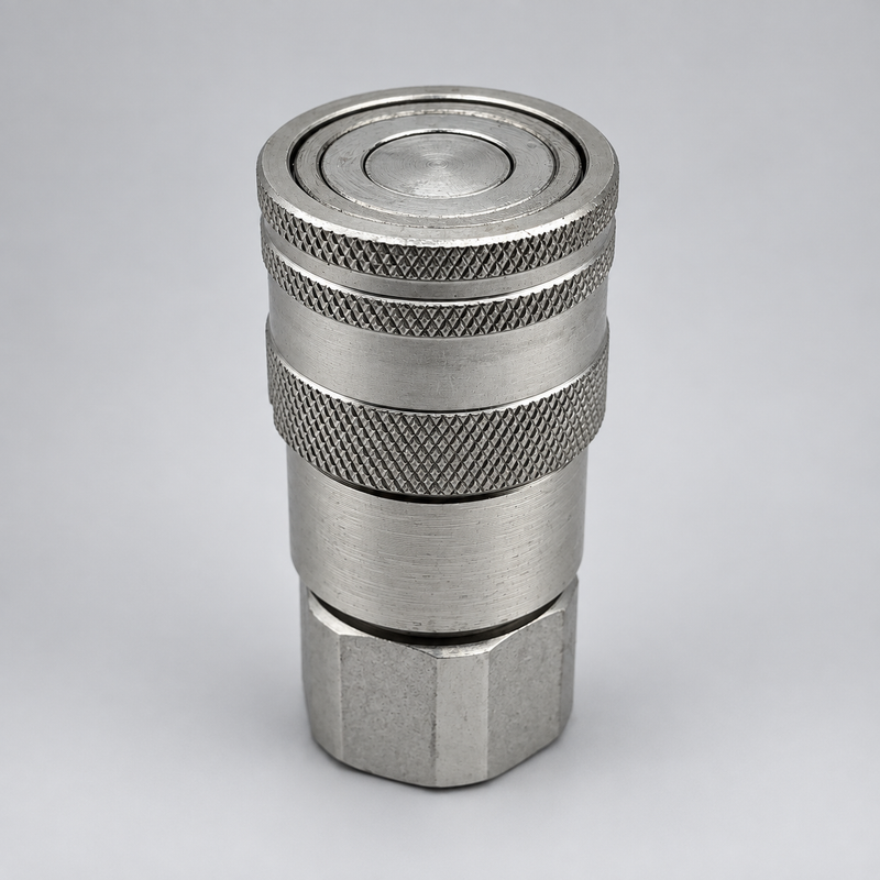 ISO 16028 Flat Face Hydraulic Quick Couplers – 1/2" BSPP – Male, Female or Pair