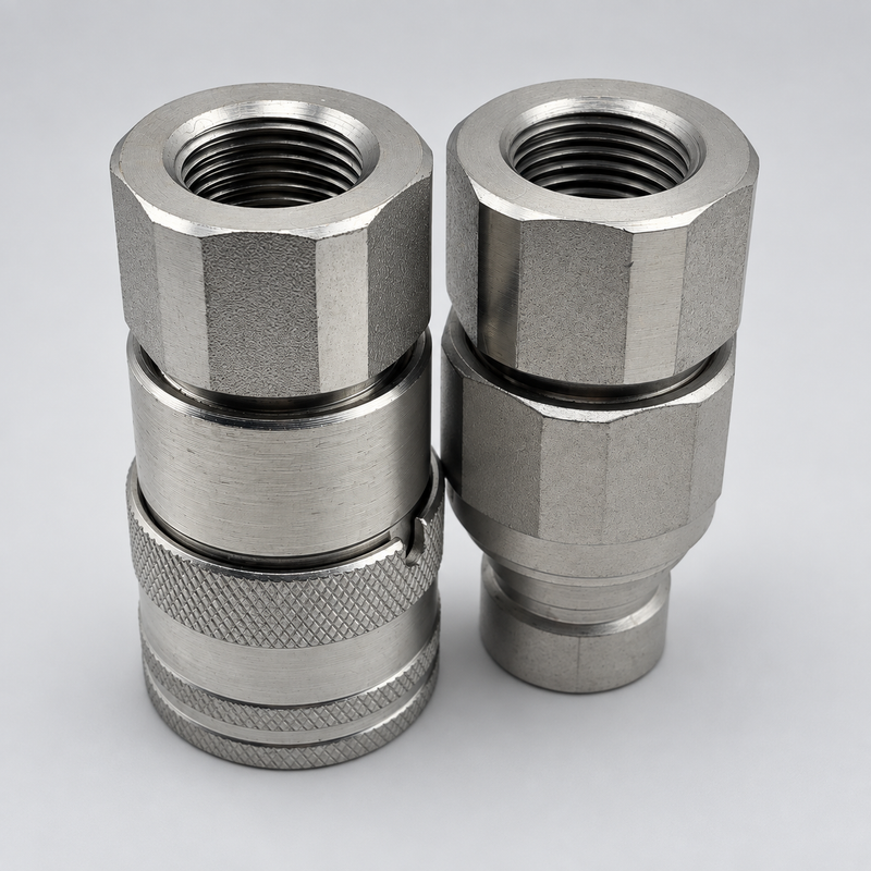 ISO 16028 Flat Face Hydraulic Quick Couplers – 1/2" BSPP – Male, Female or Pair