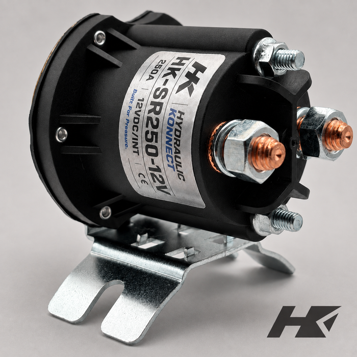 250A Starter Solenoid 12V 24V DC Hydraulic Power Pack Motor Relay Tipper Winch