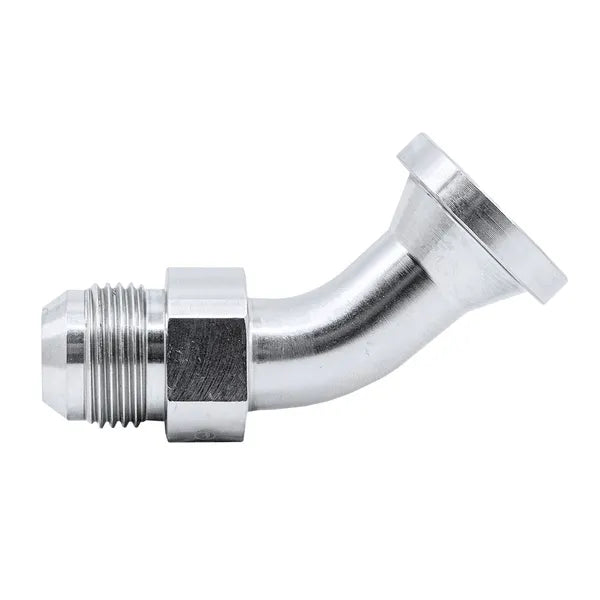 CODE 62 FLANGE x JIC MALE 45° TUBE ELBOW