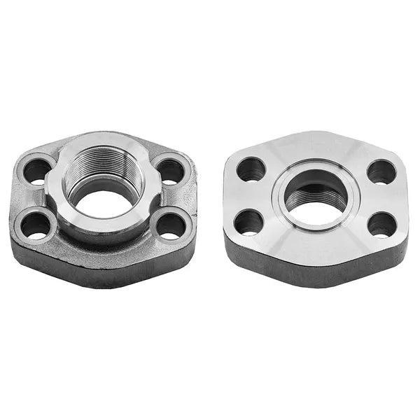 Code 62 Flange Block x UNO Female with O-ring Groove